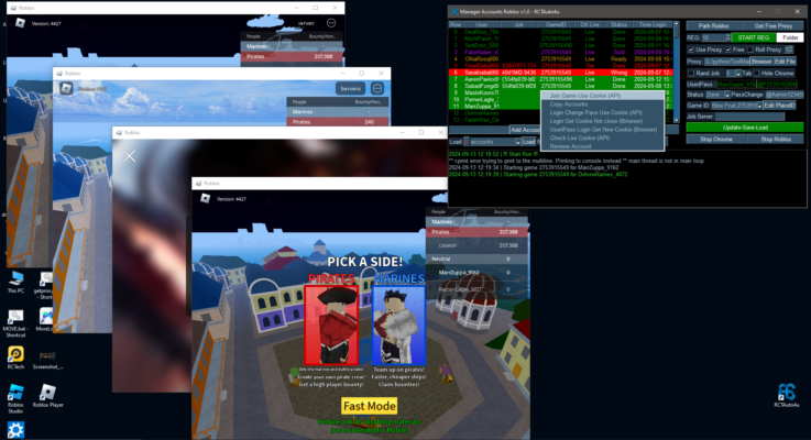 Open multi accounts roblox 